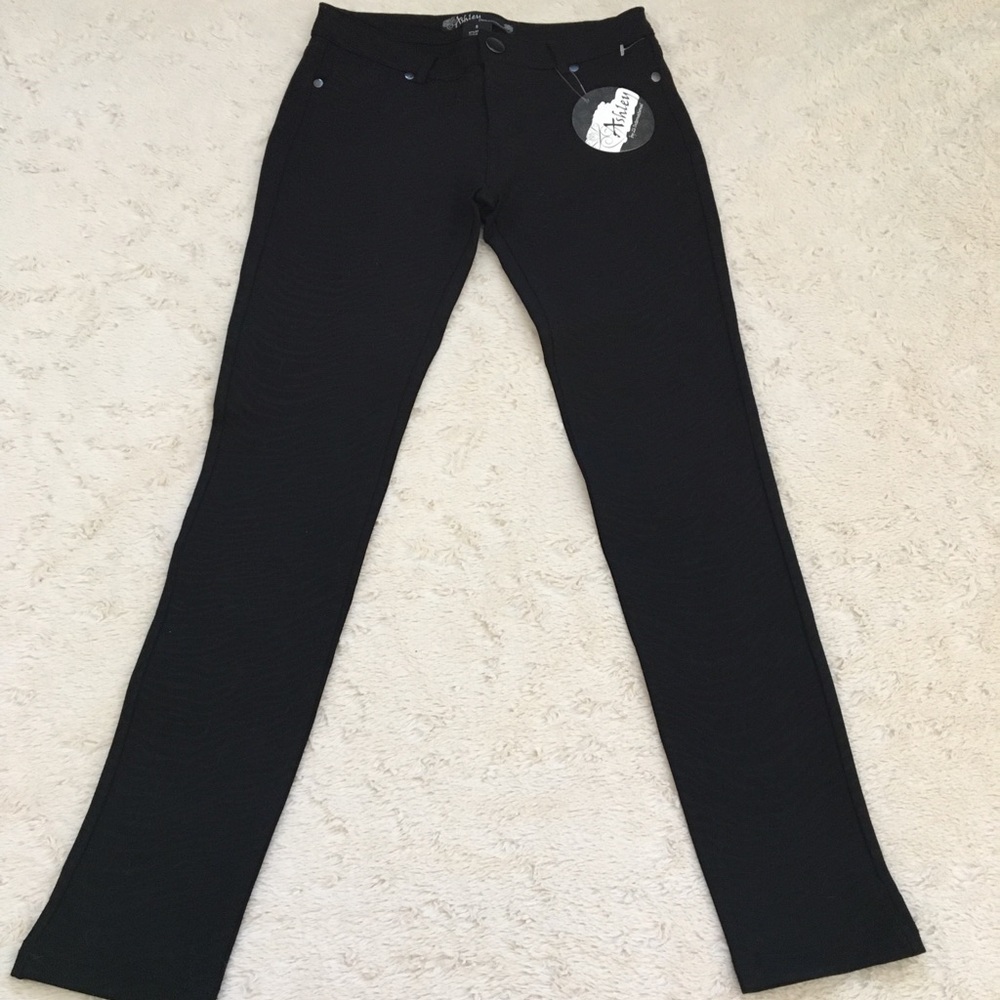 Ashley by 26 International Black skinny pants